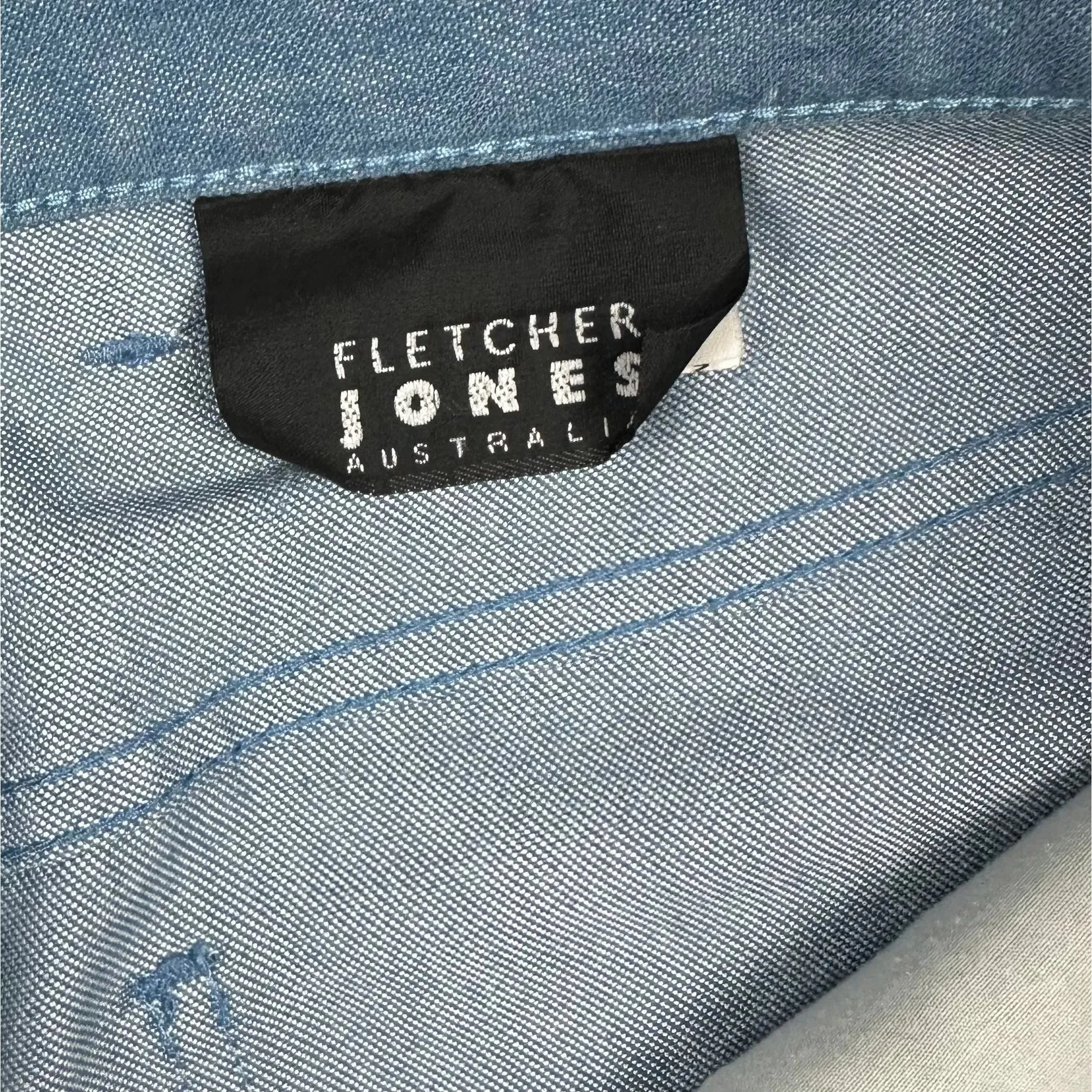 80's Australian Made Fletcher Jones  Vintage Jeans - Suit Size 34"