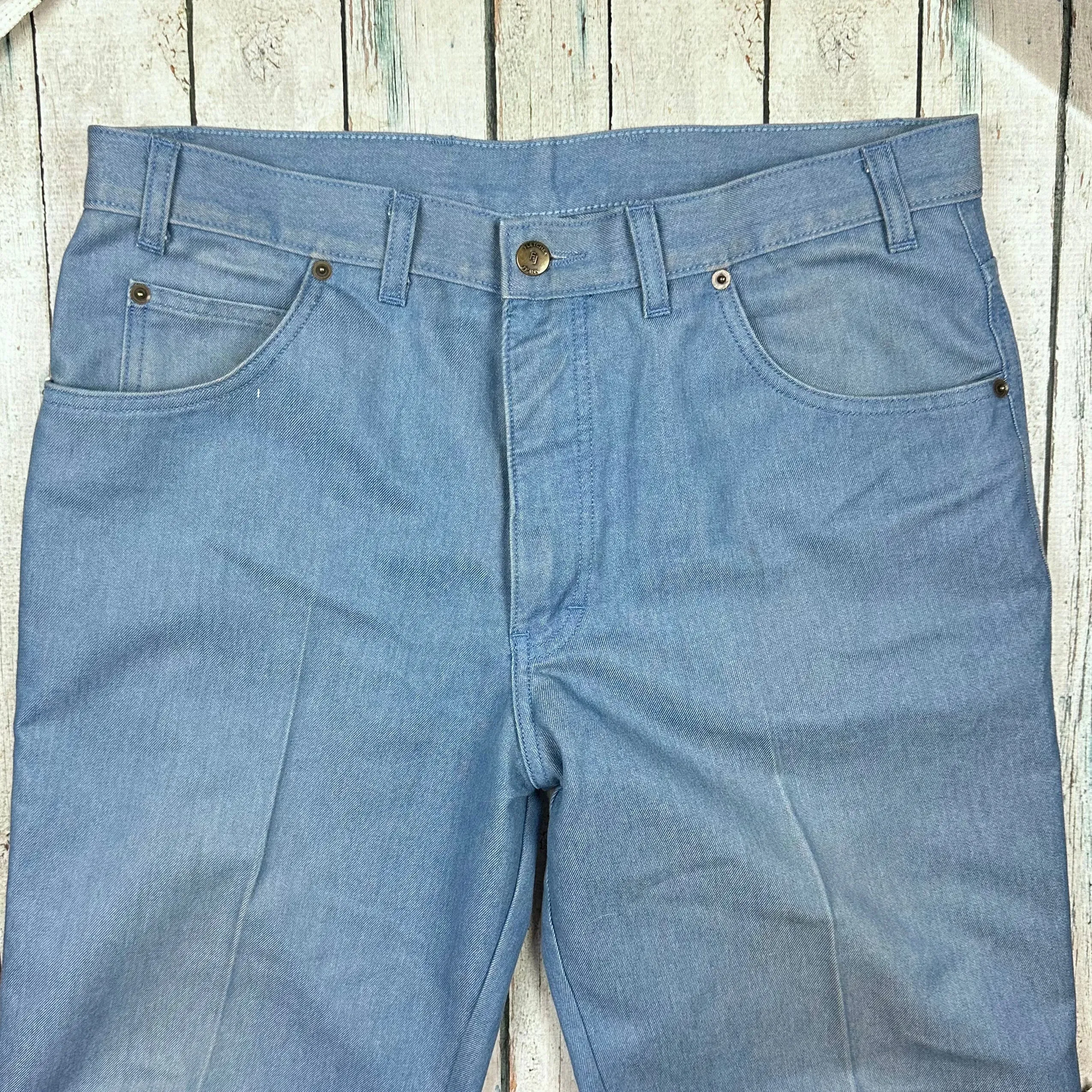 80's Australian Made Fletcher Jones  Vintage Jeans - Suit Size 34"