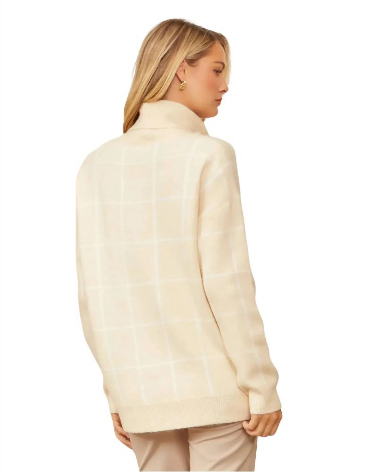 Andree By Unit - Windowpane Sweater