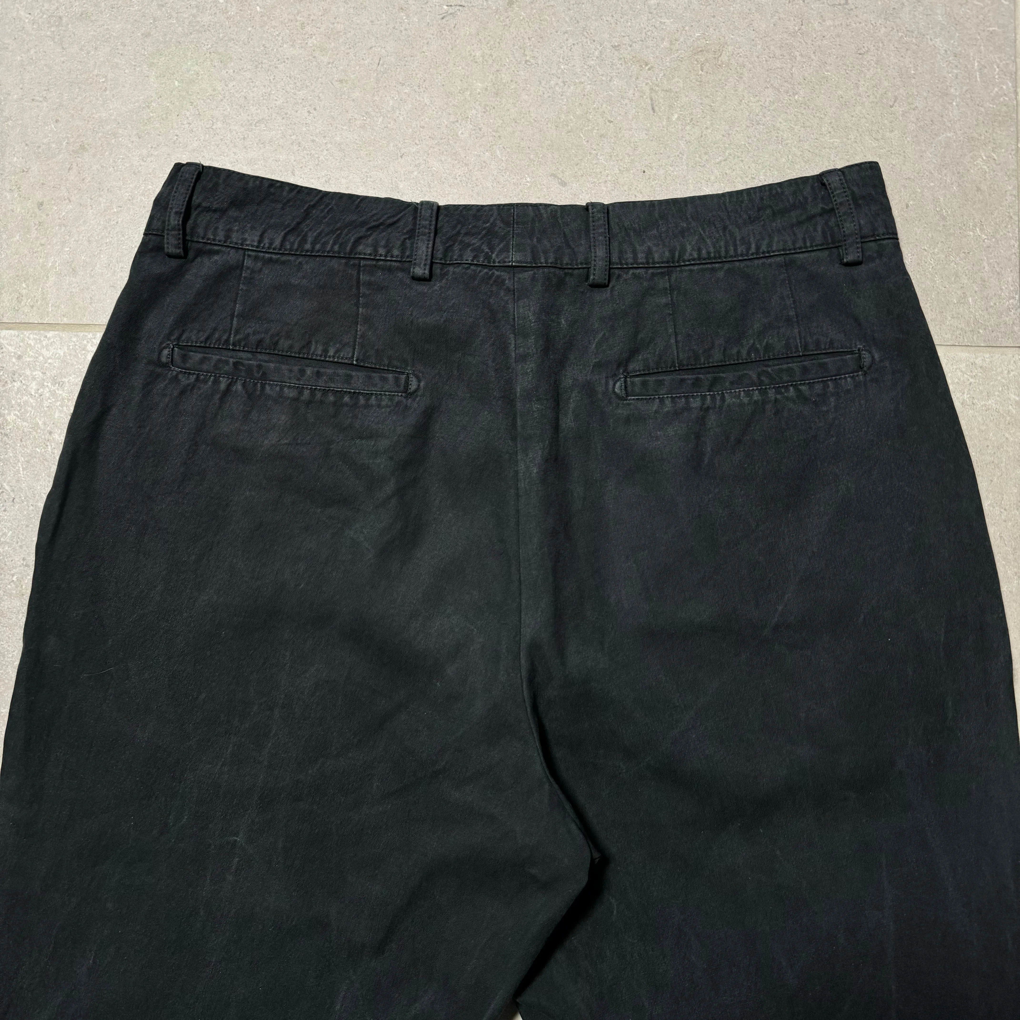 AW2001 Martin Margiela Wide Fit Cotton Canvas Pants