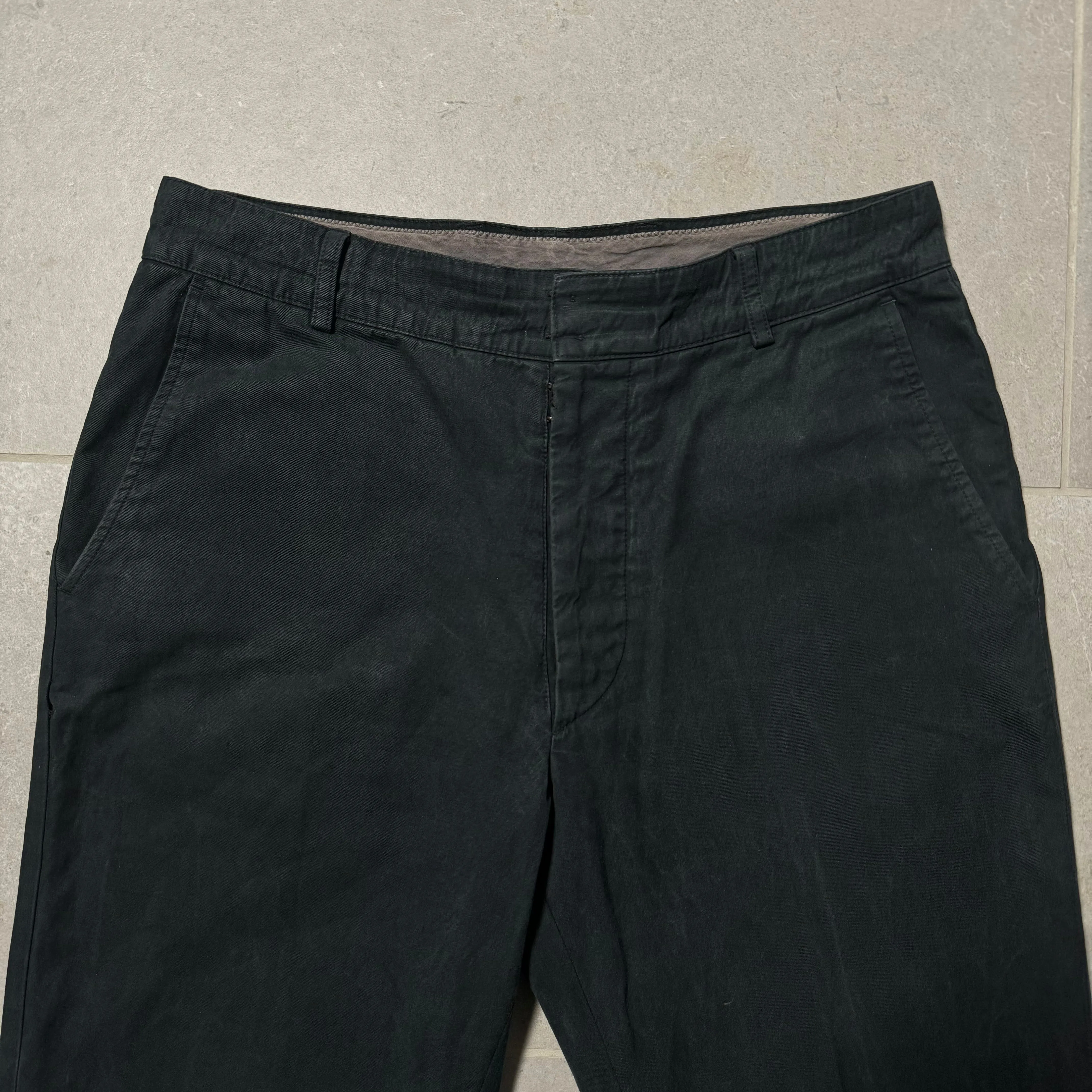 AW2001 Martin Margiela Wide Fit Cotton Canvas Pants