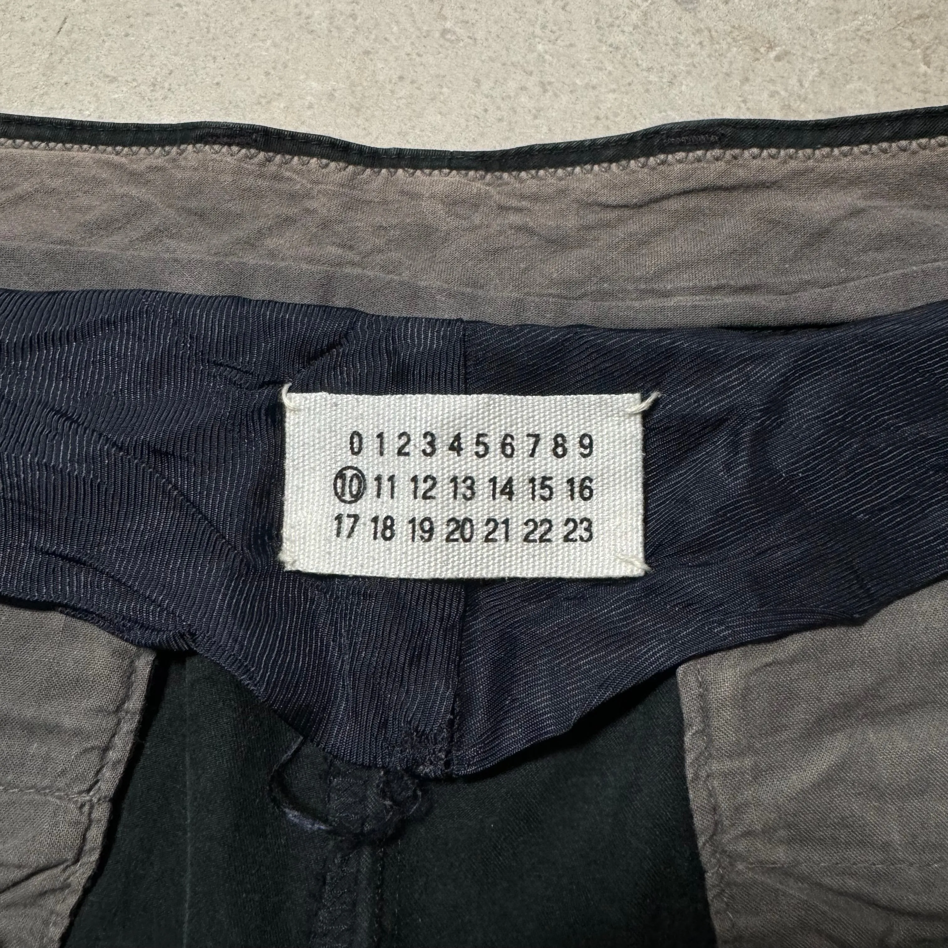 AW2001 Martin Margiela Wide Fit Cotton Canvas Pants