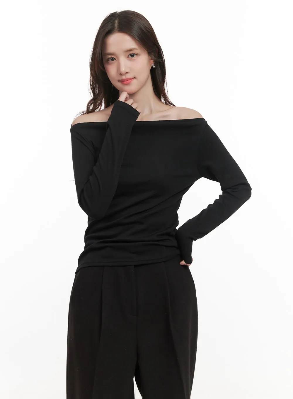 Classic Off-Shoulder Top CJ514