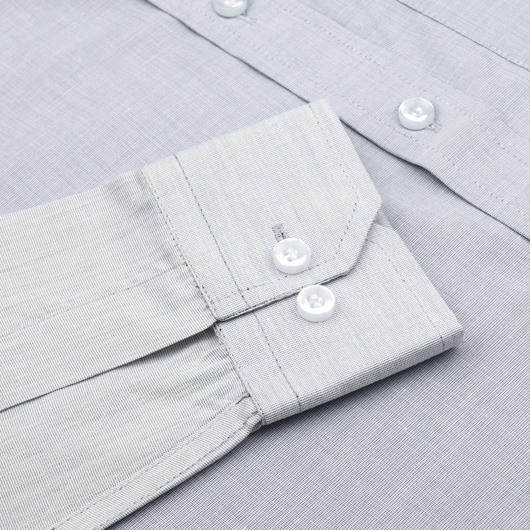 Dapper Men's Graphite Cotton Shirt