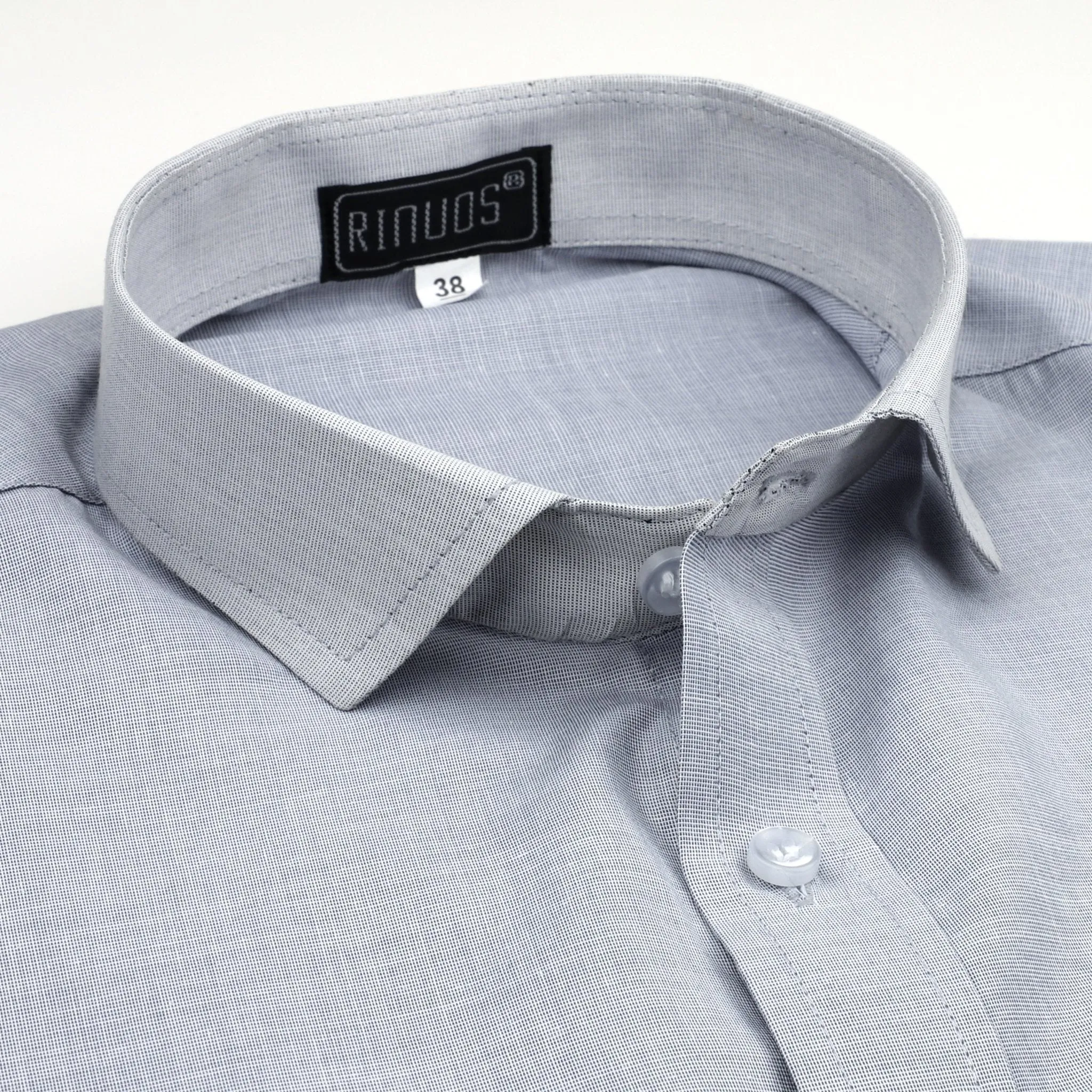 Dapper Men's Graphite Cotton Shirt