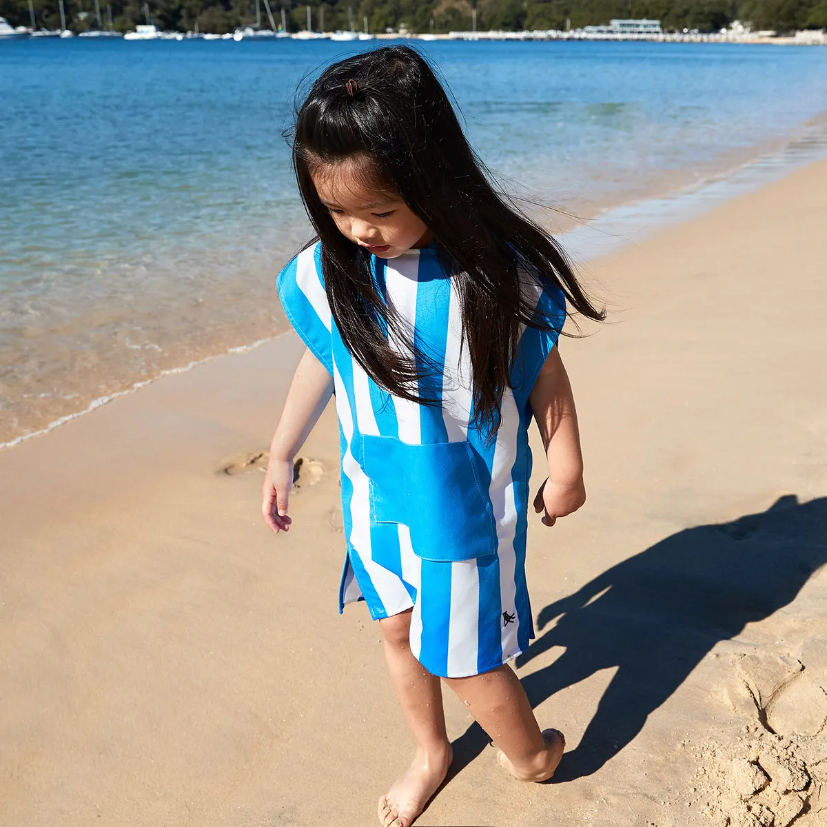 Dock & Bay Poncho Kids - Bondi Blue