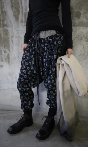 EXAGGERATED LOOSE FIT JAPANESE COTTON PANTS