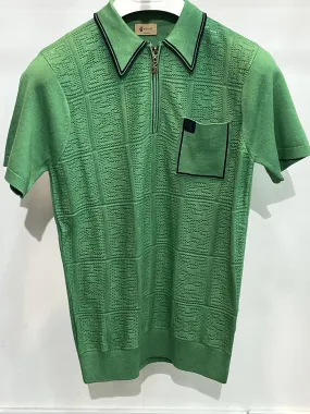 GABICCI MARR KNITTED POLO V54GM06-VERDE