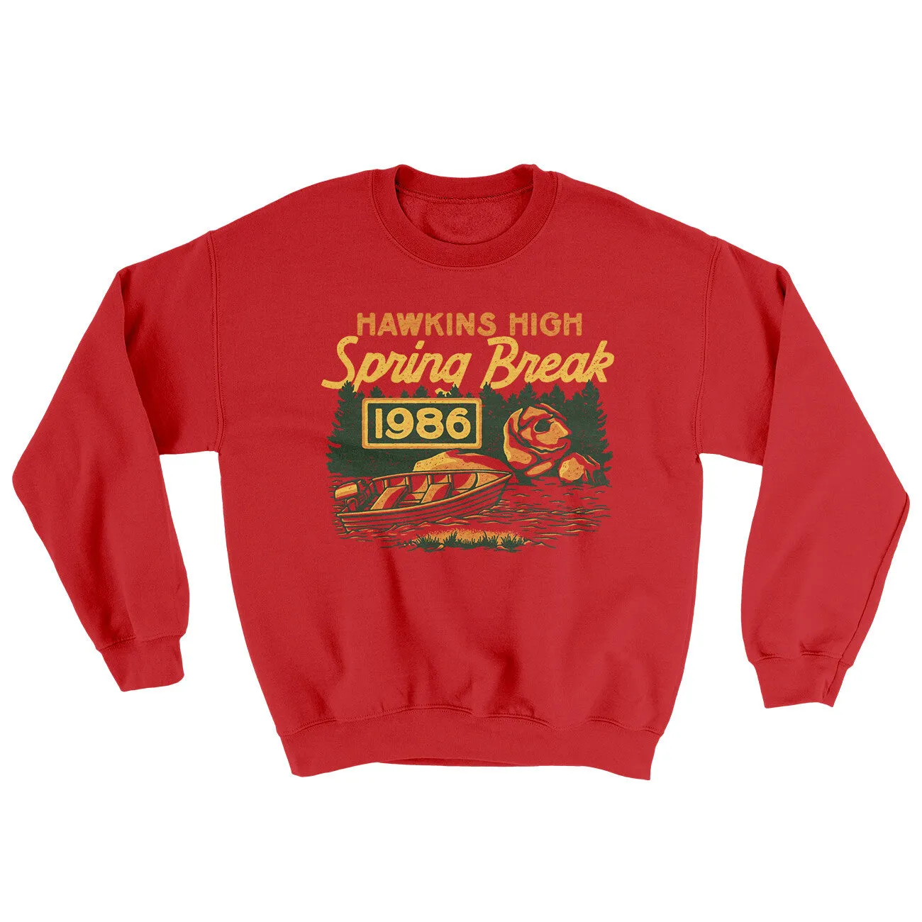Hawkins Spring Break 1986 Ugly Sweater