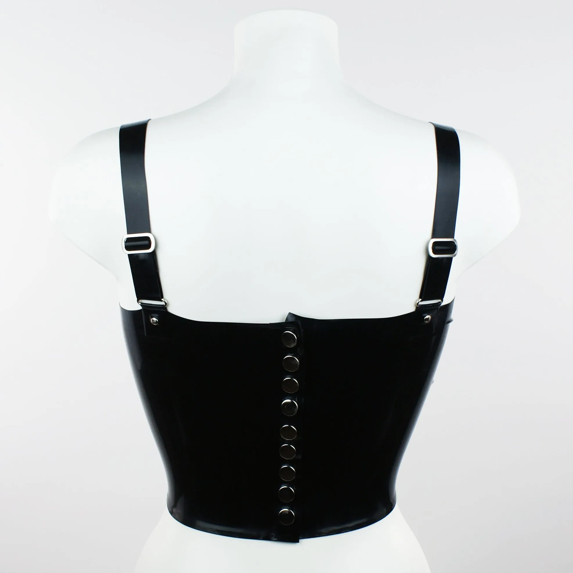 Heartbreaker Heart Shaped Latex Cone Bra
