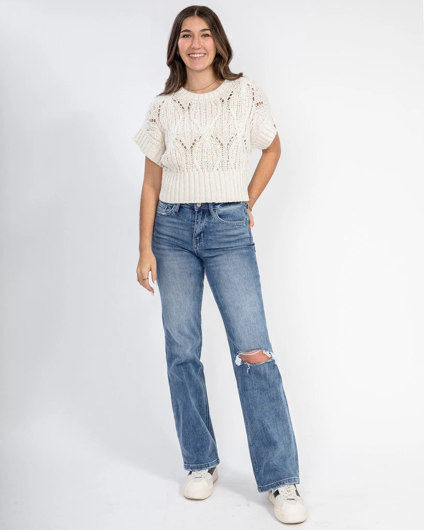 High Standards Sweaters: Cream