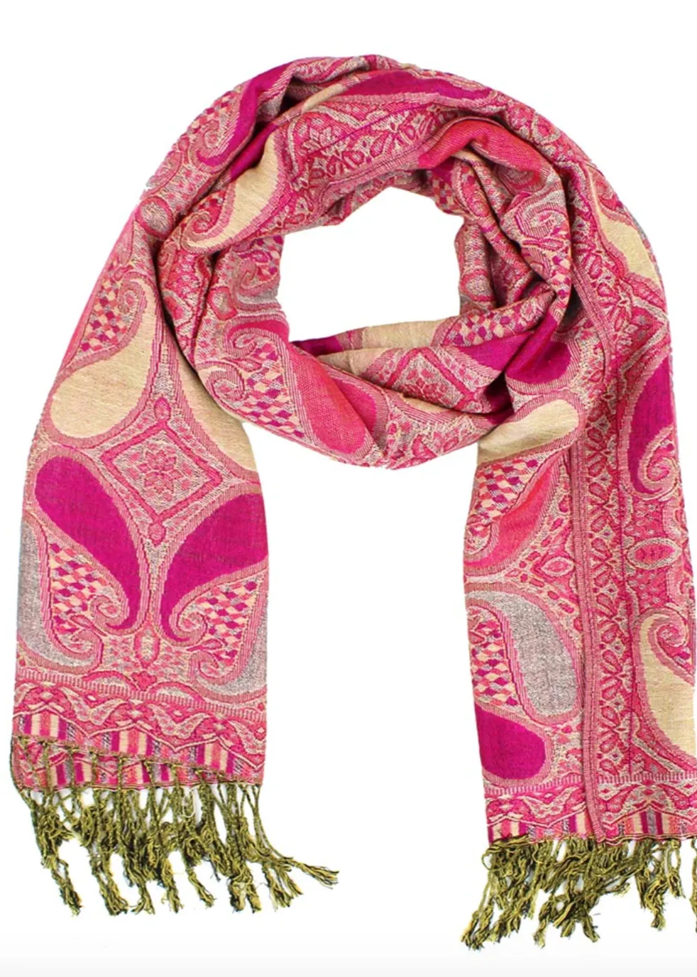 Large Paisley Pashmina Scarf/Shawl