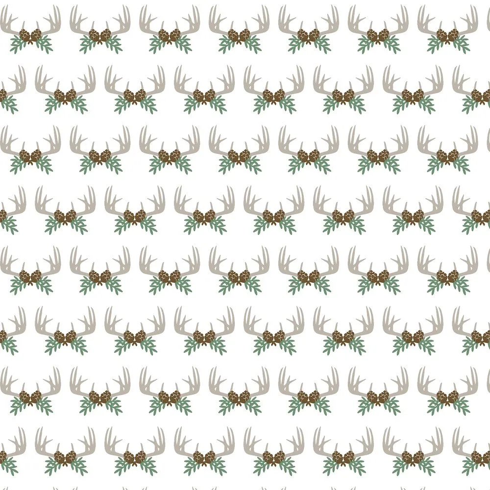 Lila & Hayes Boys Beckett Lounge Pants - Antler Pinecones