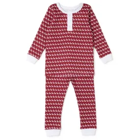 Lila & Hayes Boys Jack Pajamas Set - Red Reindeer