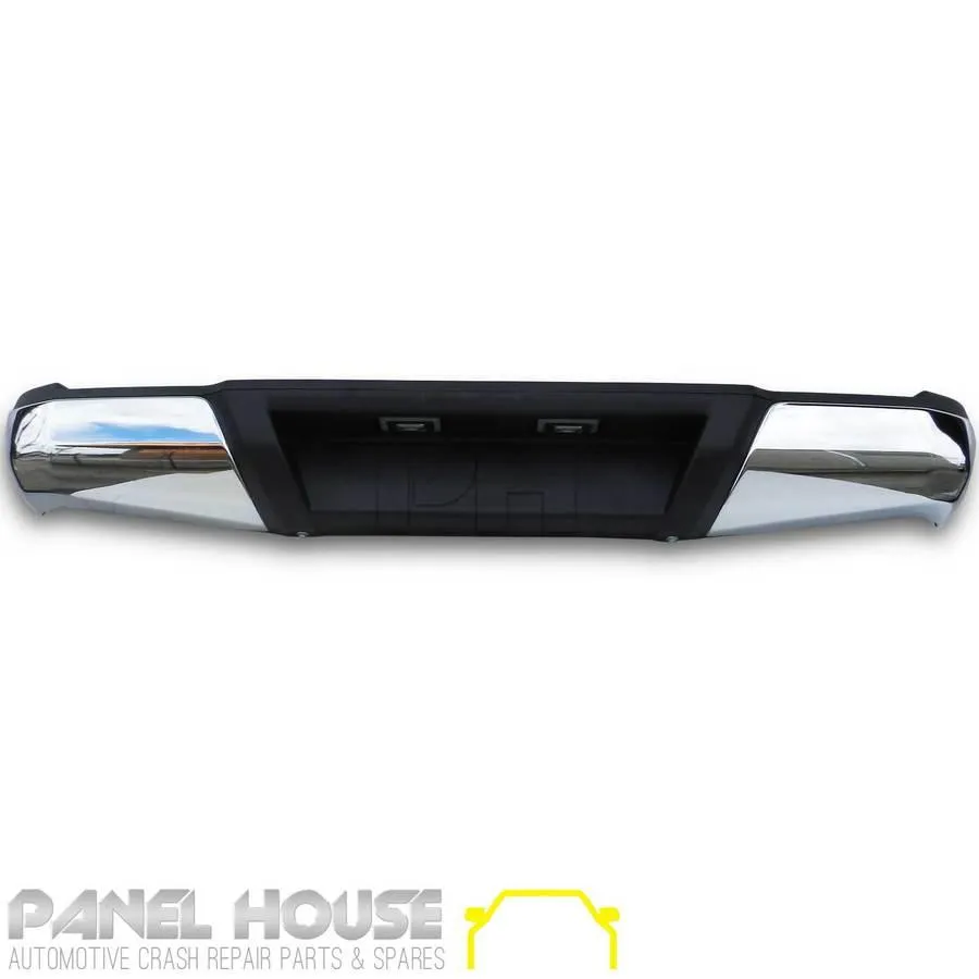 NEW Nissan NP300 D23 Navara CHROME Rear Step Bumper Bar & Bracket Assembly