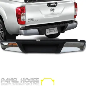 NEW Nissan NP300 D23 Navara CHROME Rear Step Bumper Bar & Bracket Assembly
