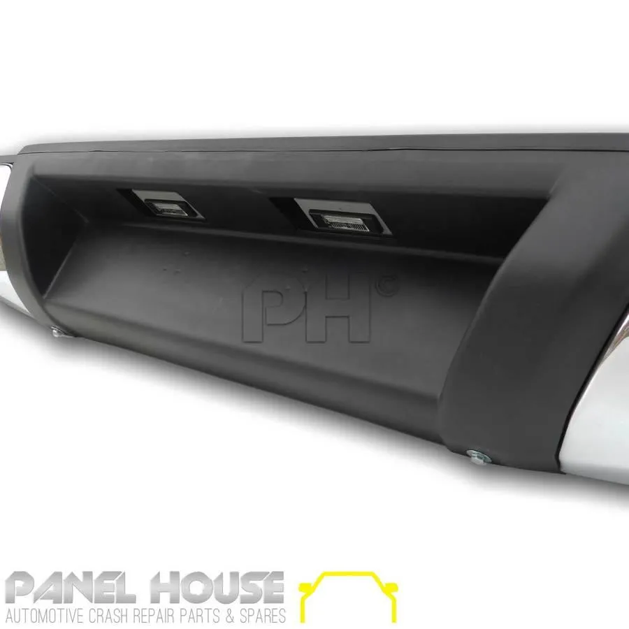 NEW Nissan NP300 D23 Navara CHROME Rear Step Bumper Bar & Bracket Assembly