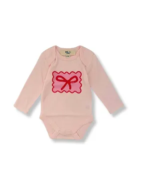 Ola Pink Long Sleeve Bodysuit
