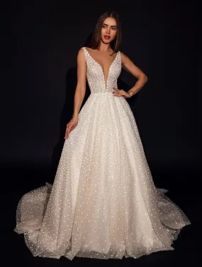 Scarlett white wedding dress