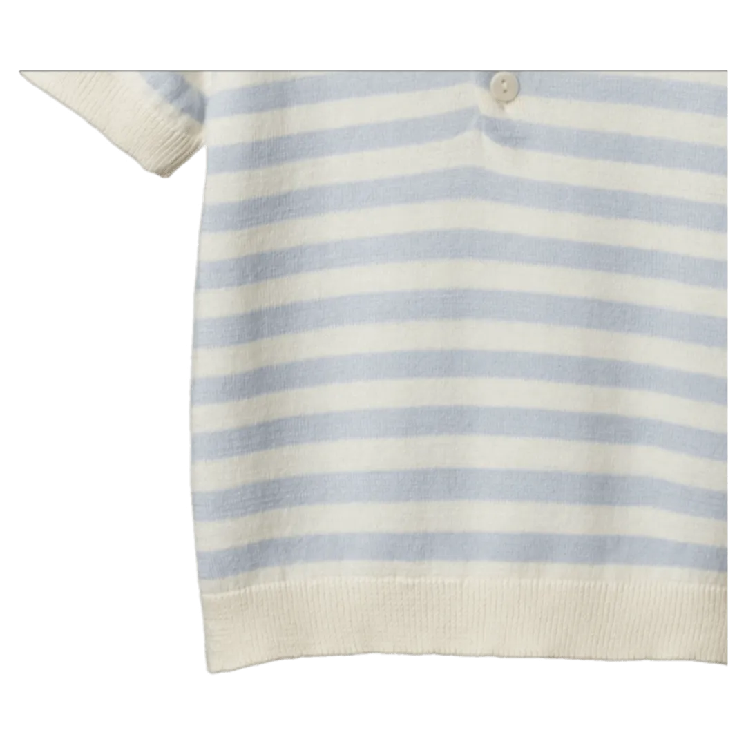 Stevie Polo - Celestial Blue Sea Stripe