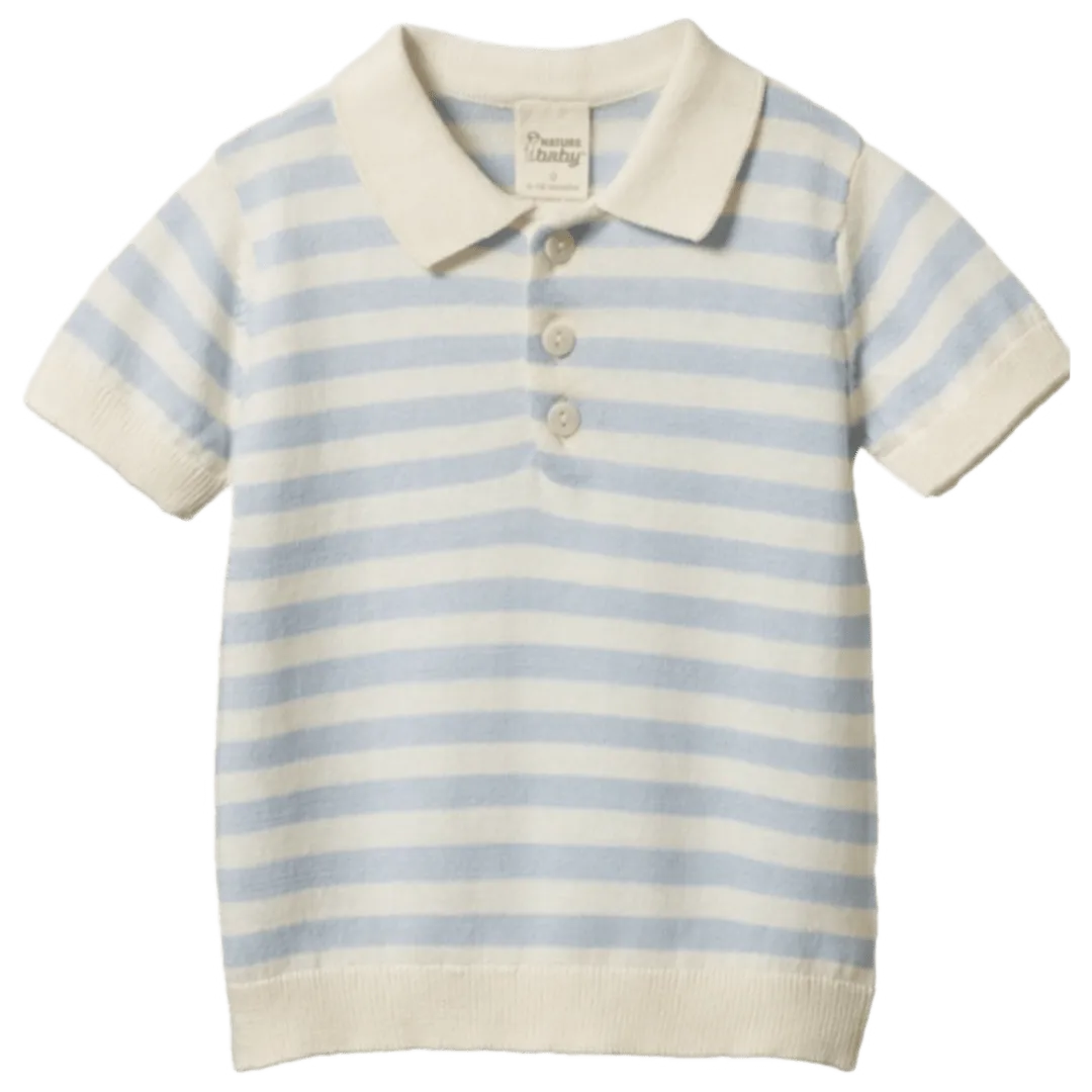 Stevie Polo - Celestial Blue Sea Stripe