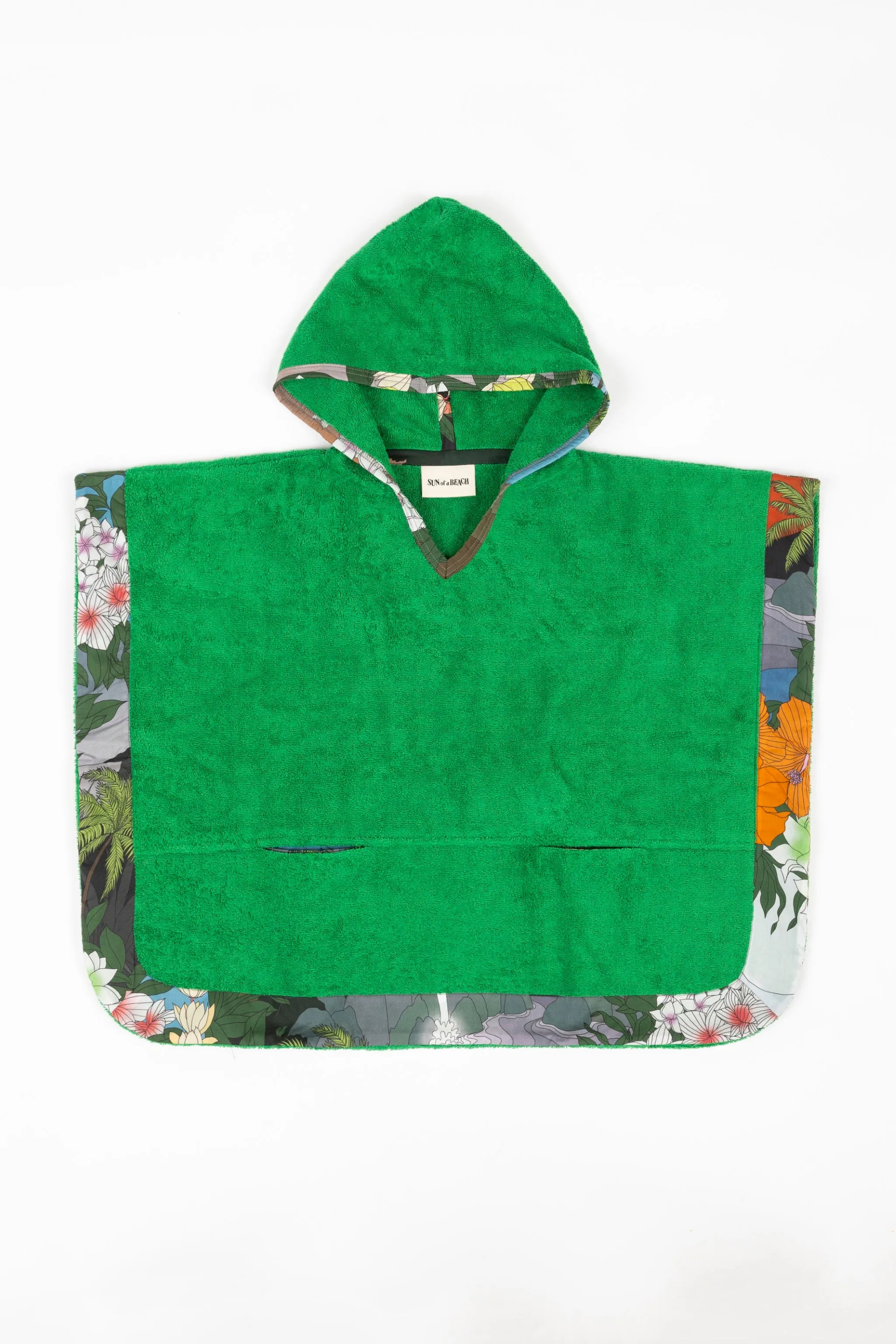 Surf n' Turf Wasabi | Kids' Poncho