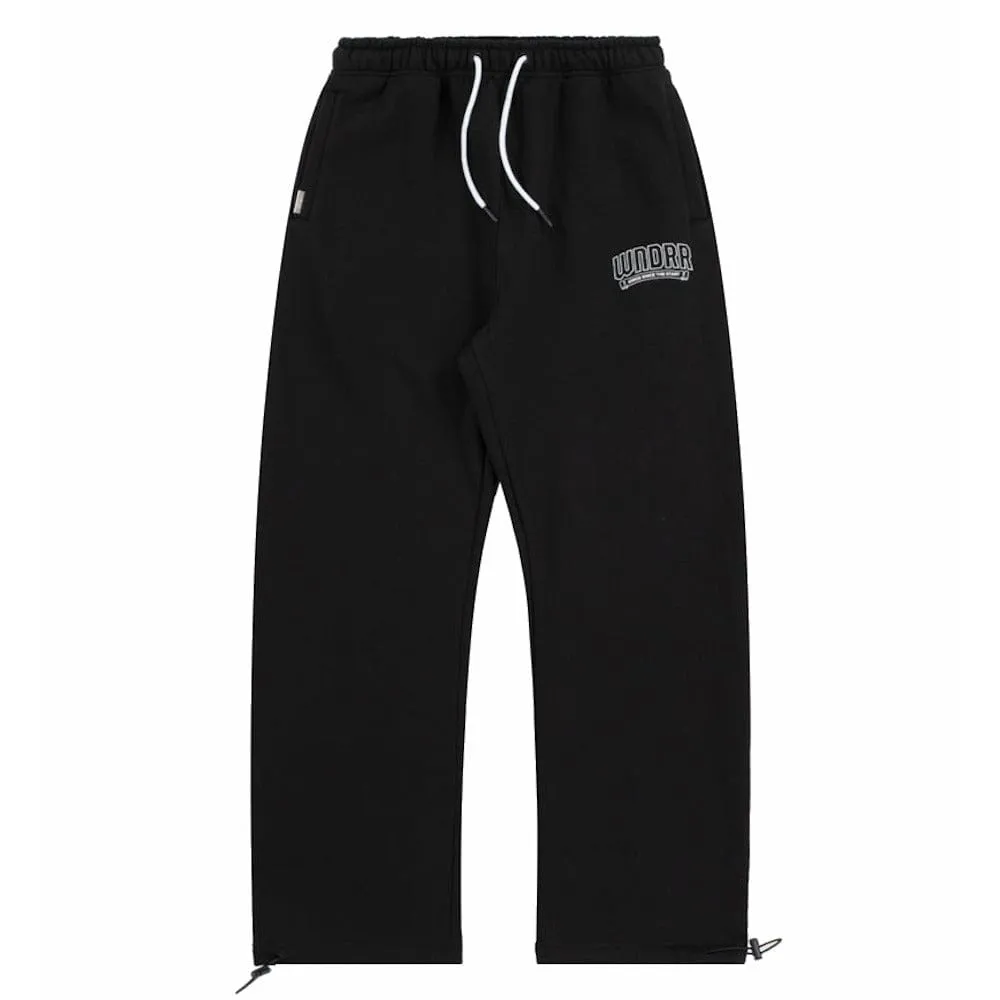 WNDRR Banner Lounge Trackpant - Black